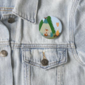 カワイローンキツネ 缶バッジ (インサイチュ)