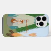 カワイローンキツネ iPhoneケース (裏面横)