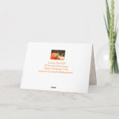 カワイートカカカカボチャ秋誕生日 カード (裏面)