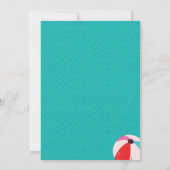 カワイートカートアートプールパーティー 招待状 (裏面)