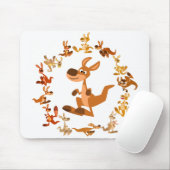 カワイートカートカンガルオマンダラマウスパッド マウスパッド (マウス)