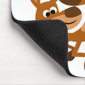 カワイートカートカンガルーのソメルソーマウスパッド マウスパッド (コーナー)