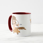 カワイートカートケンタウル射手座リングや輪マグカップ マグカップ (正面左)