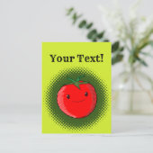 カワイートカートトマトスケッチはがき ポストカード (スタンド正面)