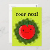 カワイートカートトマトスケッチはがき ポストカード (正面/裏面)