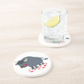 カワイートカートブルアンドレッド開花コースター コースター (側面)