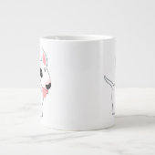 カワイートカートブルテリアジャンボマグ ジャンボコーヒーマグカップ (正面)