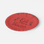 カワイートカートベーコンプレート ペーパープレート (アングル)