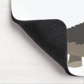 カワイートカートマンガリーオオカミマウスパッド マウスパッド (コーナー)