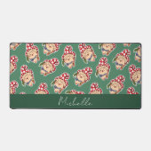 カワイートカートマンハーバーリスト魔法キノコ デスクマット (正面)