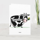 カワイートカートマンファーミヤードカウズハッピーバースデー カード (裏面)