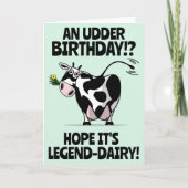 カワイートカートマンファーミヤードカウズハッピーバースデー カード (正面)