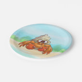 カワイートカートマンヤミットカニプレート ペーパープレート (アングル)