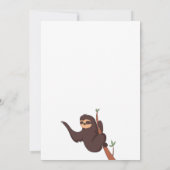 カワイートカートンつるズのスロース誕生日 招待状 (裏面)