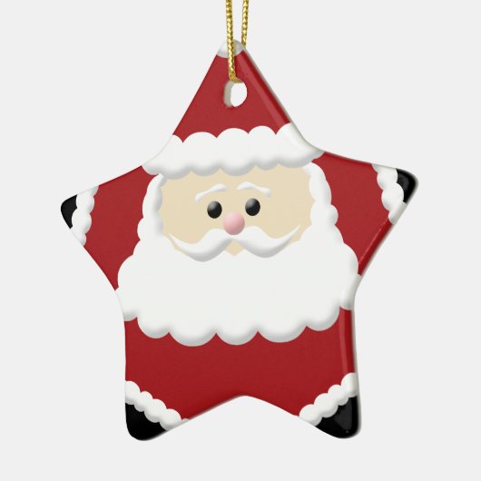 カワイートカートンサンタクロースオーナメント セラミックオーナメント (左)