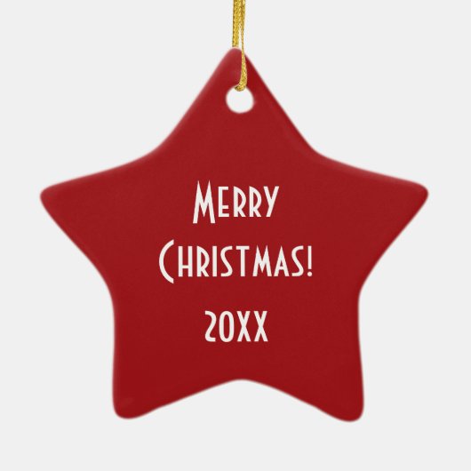 カワイートカートンサンタクロースオーナメント セラミックオーナメント (裏面)