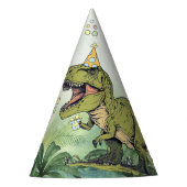 カワイートカートンディオナーズテーマボーイ子供の誕生日 パーティーハット (正面)