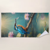 カワウエレガントジ ビーチタオル (正面)