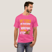 カワウソが可愛い 私は最高 Tシャツ (正面フル)