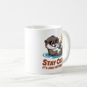 カワウソげっとう コーヒーマグカップ (正面右)