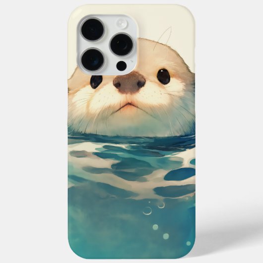 カワウソって何してるの？ Case-Mate iPhoneケース (裏面)
