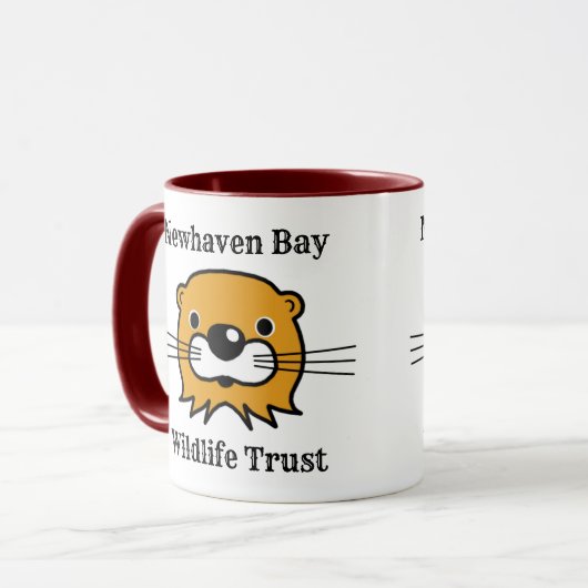 カワウソによる海洋野生生物の保護 マグカップ (正面左)