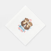 カワウソに恋してる スタンダードランチョンナプキン (角)