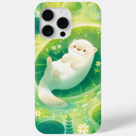カワウソのスイレンリラックス iPhone 15 PRO MAXケース