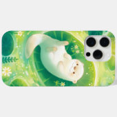 カワウソのスイレンリラックス Case-Mate iPhoneケース (裏面 (横))