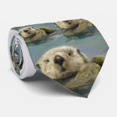 カワウソのタイ ネクタイ (ロール)