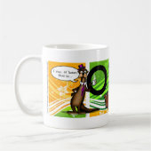 カワウソのナンセンスのマグ コーヒーマグカップ (左)