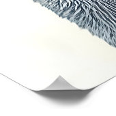 カワウソのワイングラス 芸術的なホームバー ポスター (角)
