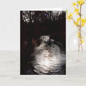 カワウソの入り江の日の出 カード (黄色い花)