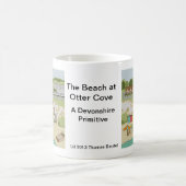 カワウソの入江のマグのビーチ コーヒーマグカップ (中央)