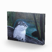 カワウソの写真ブロック フォトブロック (右)