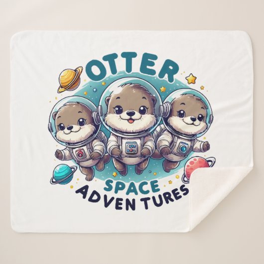 カワウソの宇宙冒険 シェルパブランケット (正面(横))