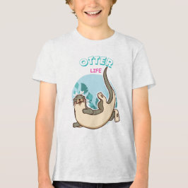 カワウソの暮らし トライブレンドTシャツ