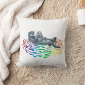 カワウソの枕 クッション (ブランケット)