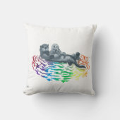 カワウソの枕 クッション (正面)