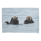 カワウソの標準ピローケース 枕カバー (正面左)