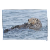 カワウソの標準ピローケース 枕カバー (正面)