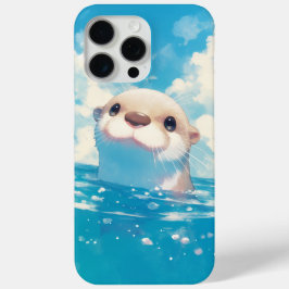 カワウソの水中冒険 iPhone 15 PRO MAXケース