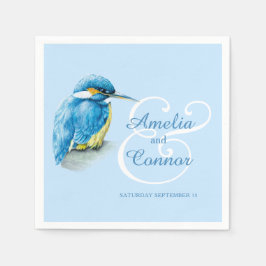 カワウソの水彩画のカスタムウェディング スタンダードカクテルナプキン