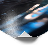 カワウソの水泳 フォトプリント            (角)