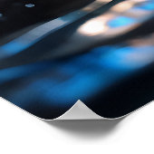 カワウソの水泳 ポスター (角)