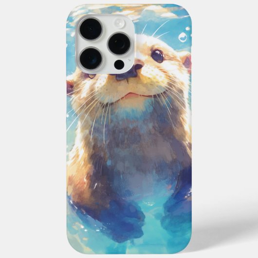 カワウソの水辺の冒険 Case-Mate iPhoneケース (裏面)