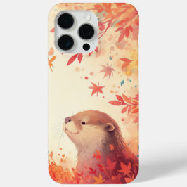 カワウソの秋の奇跡 iPhone 15 PRO MAXケース