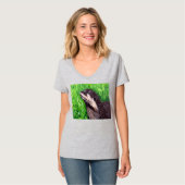カワウソの絵 Tシャツ (正面フル)