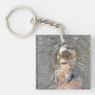 カワウソの背部浮遊物 キーホルダー