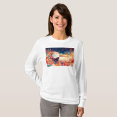 カワウソの花の隠れ家 Tシャツ (正面フル)